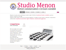 Tablet Screenshot of lostudiomenon.it